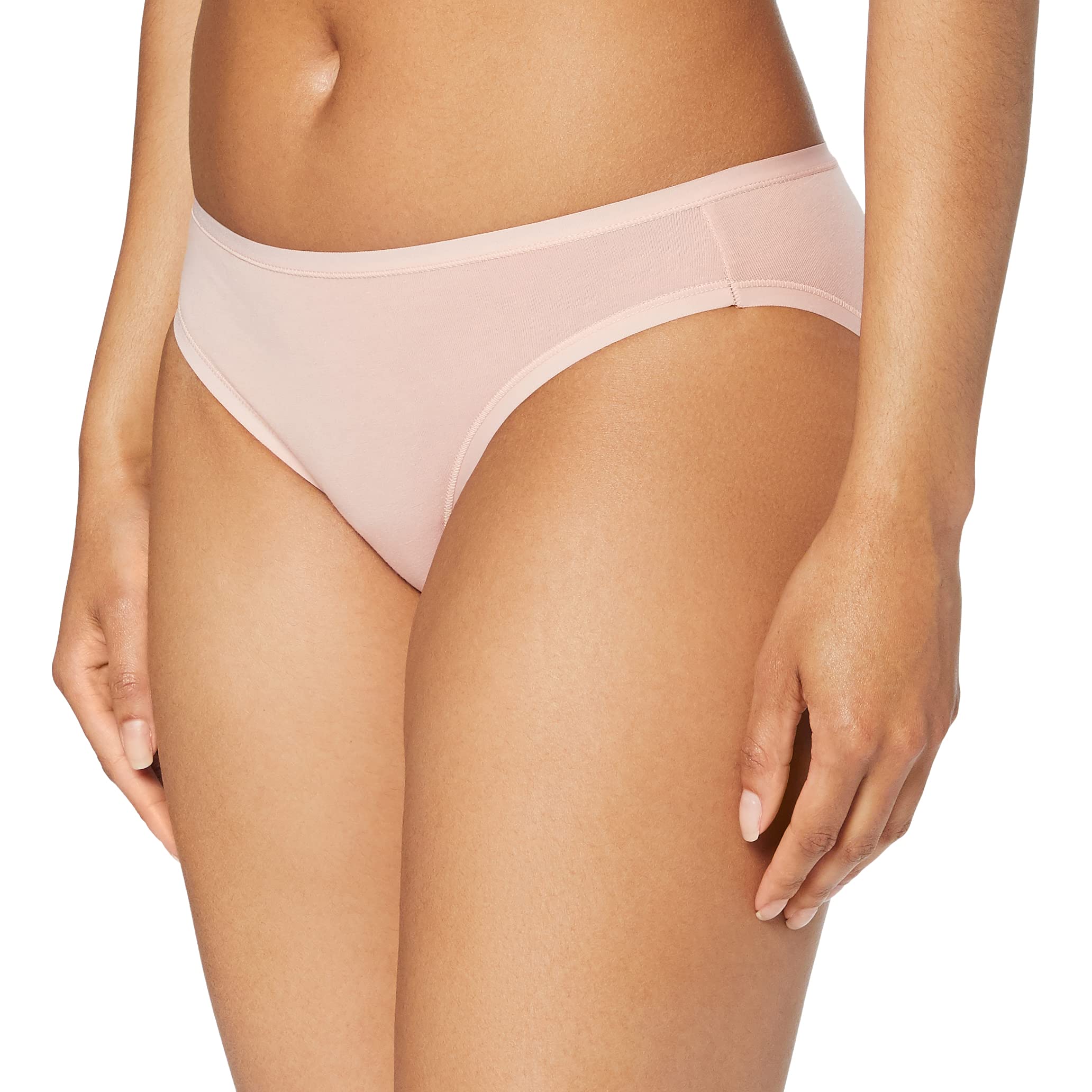 Amazon Essentials Slip Bikini in Cotone (Disponibile in Taglie Forti) Donna, Confezioni Multiple