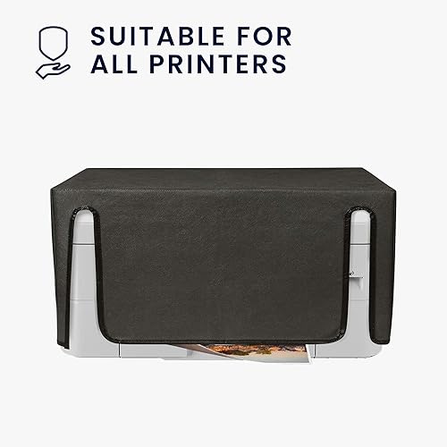 Miniatura 3 de kwmobile Cubierta antipolvo compatible con Brother MFC-J1010DW - Funda de impresora - Funda protectora de tela - Gris oscuro