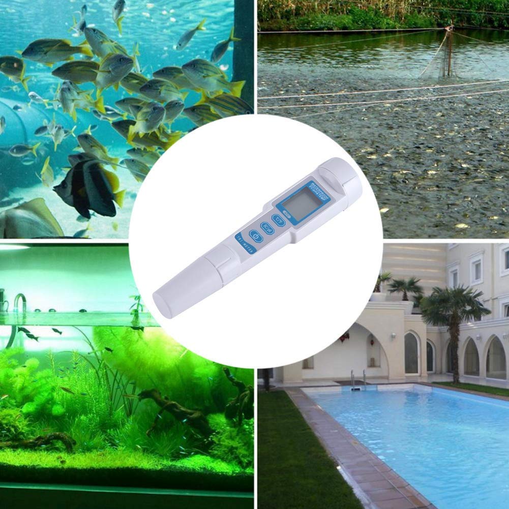 PH-metro Digitale PH LCD Precisione Misuratore di Qualita dell'acqua 3 in 1 PH/EC/TEMP Tester Portatile Pen Stick Monitor