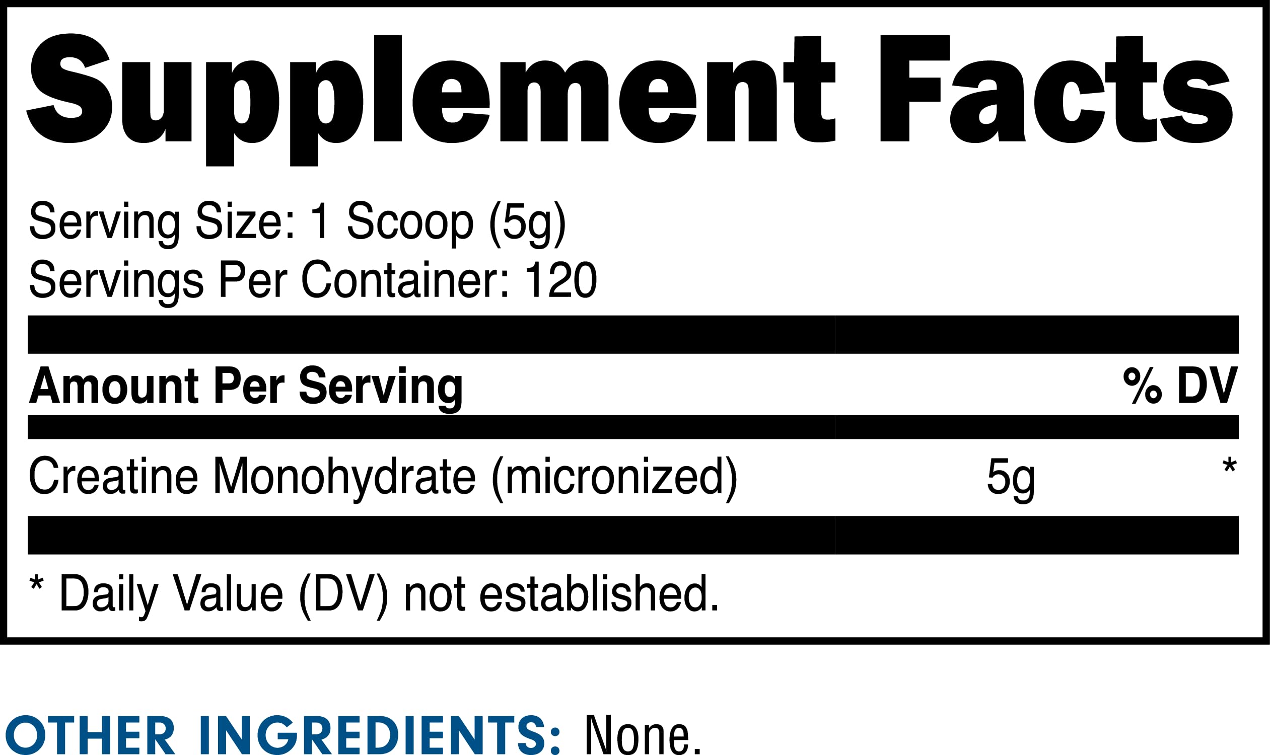 Bucked Up Pure Micronized Creatine Monohydrate for Women and Men - Easy to Mix and Unflavored - 5G Per Serving - 120 Servings - 600 Grams Per Container — Amazon image 2