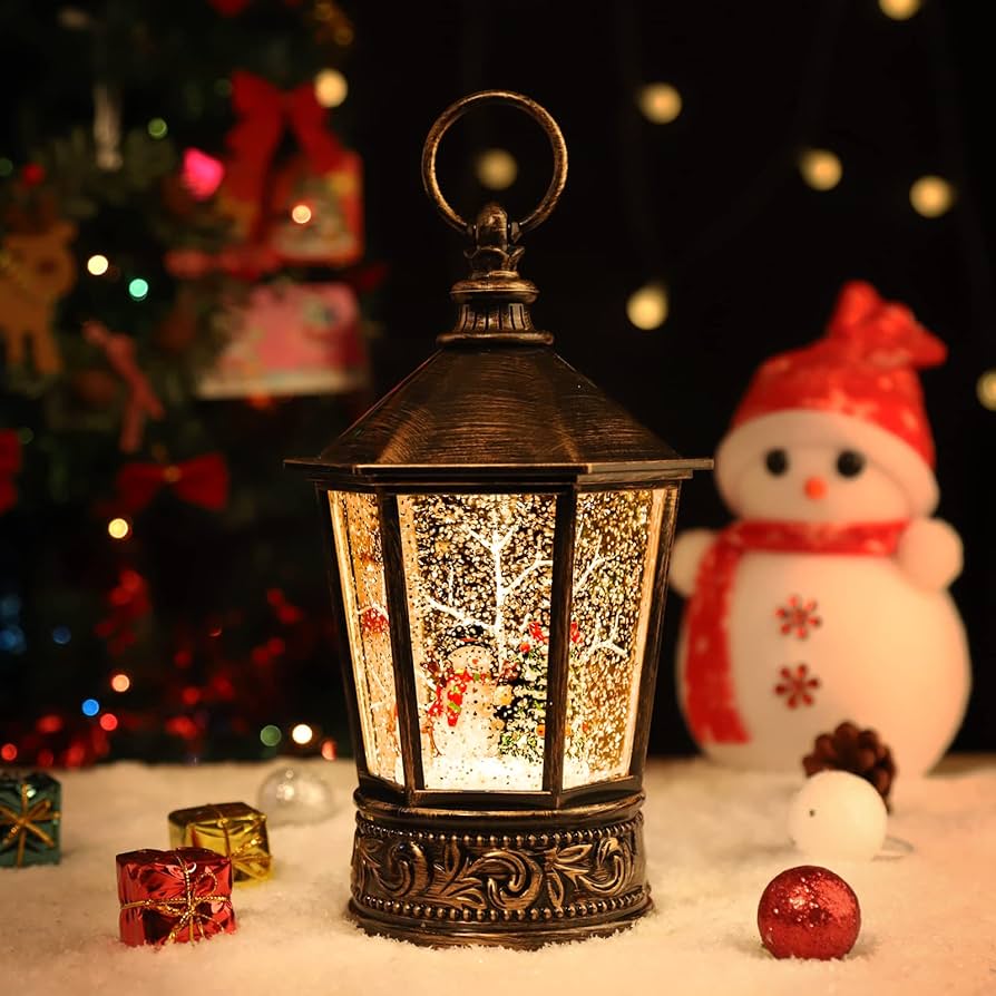 Konstsmide LED Kirche, Wassergefüllt, 5h Timer, Warm Weiße Diode