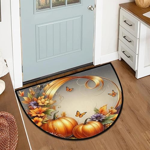 Miniatura 30 de Pardick Money - Tapete semicircular de billete de 100 dólares, antideslizante, duradero, lavable, para sala de estar, dormitorio