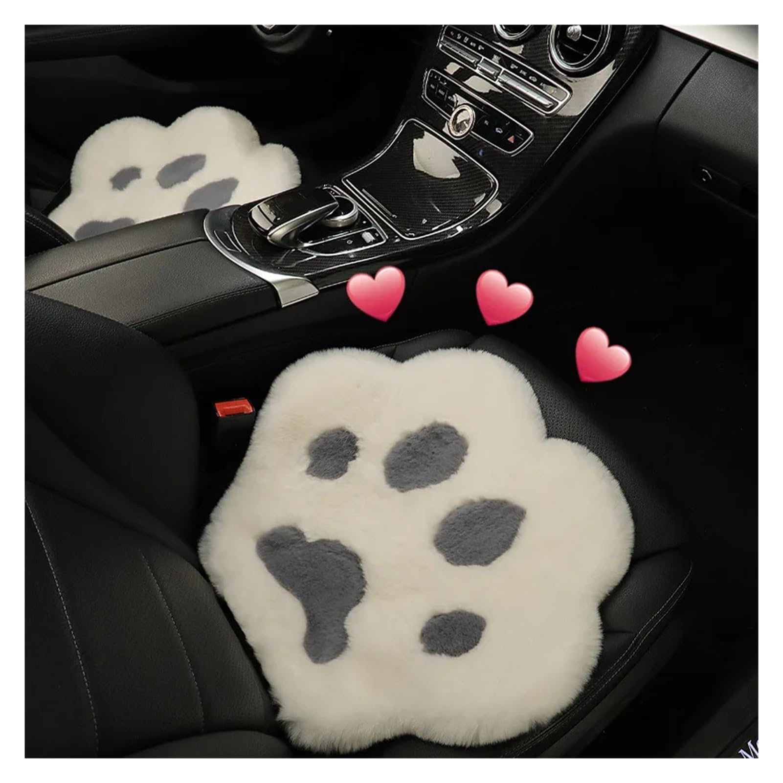 Hviyroi car seat cushion Cute Cat Paw with Car Seat Cushion(Gray)