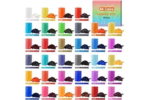 YRYM HT Candle Color Dye, 34 Rich Hues for Enhanced Craftsmanship