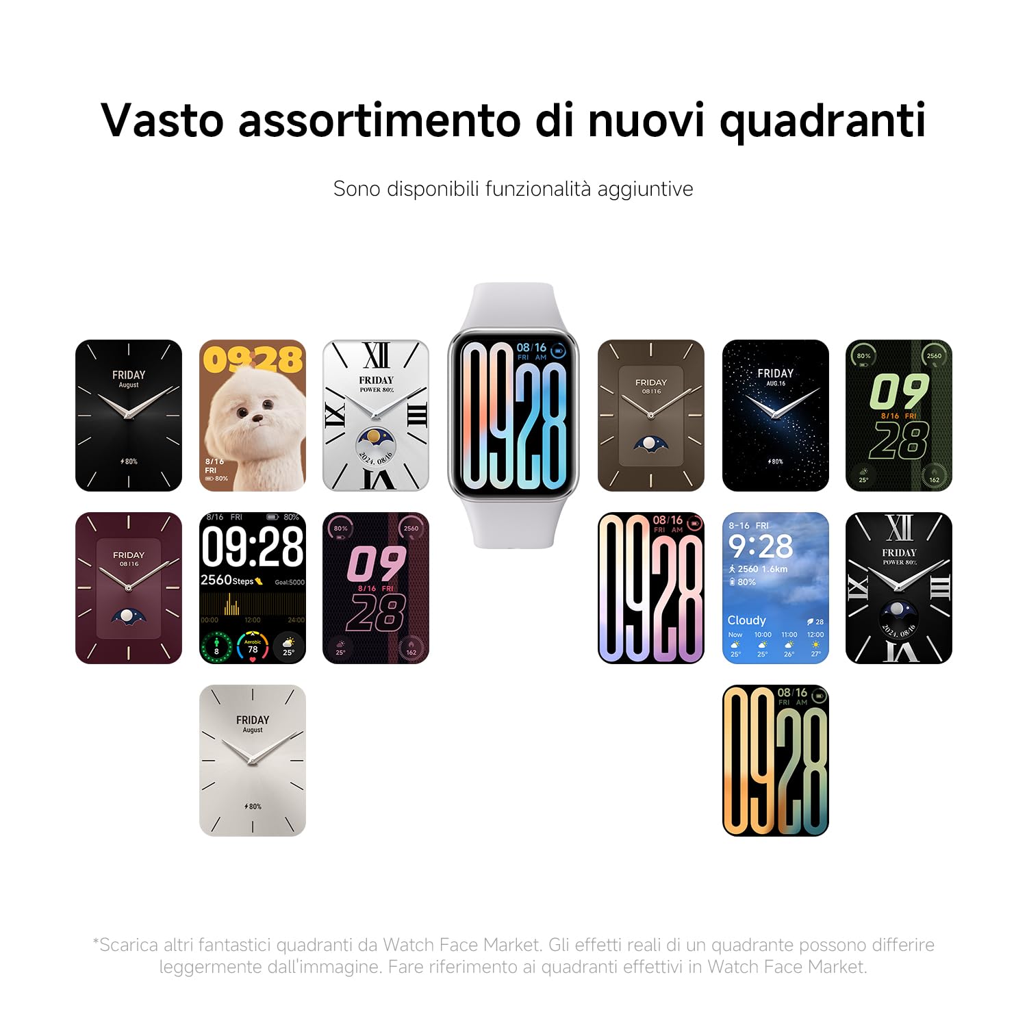 Xiaomi Smart Band 9 Pro, Schermo AMOLED 1.74", Telaio in Alluminio, Autonomia Batteria 21 giorni, Monitoraggio Migliorato di SpO2, Frequenza Cardiaca e Sonno, GPS Integrato, Acqua 5 ATM