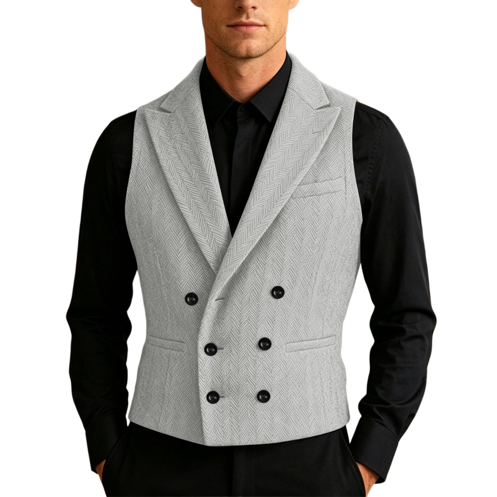 Gilet sans manches léger matelassé et isolant coupe-vent pour la randonnée, le camping et les voyages. Idéal pour les activités de plein air.