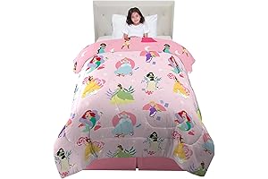 Franco Kids Bedding Soft Microfiber Comforter, Twin Size – Disney Princess