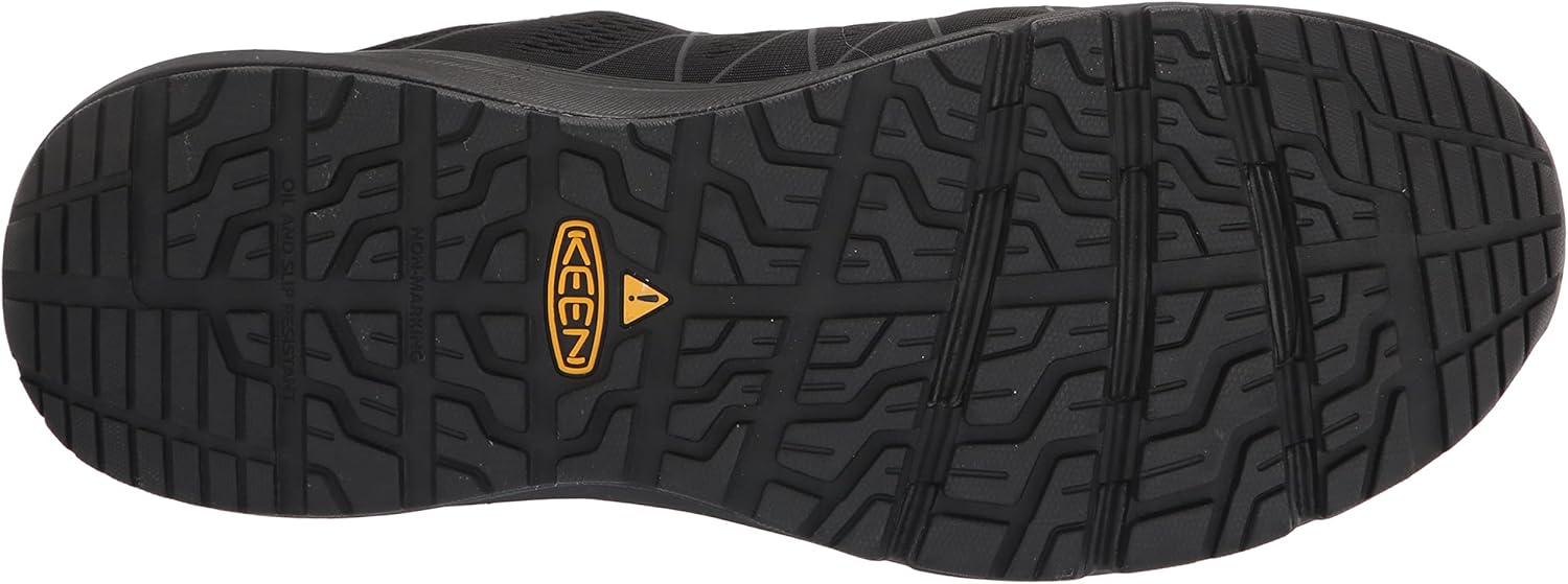 KEEN Utility Mens Vista Energy Shift Low Height Composite Toe ESD Slip on IndustrialWork Shoes - Image 4