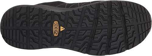 Miniatura 4 de KEEN Utility Zapatillas de trabajo industriales Vista Energy Shift de baja altura con punta compuesta ESD para hombre, NegroNegro, 11 Wide