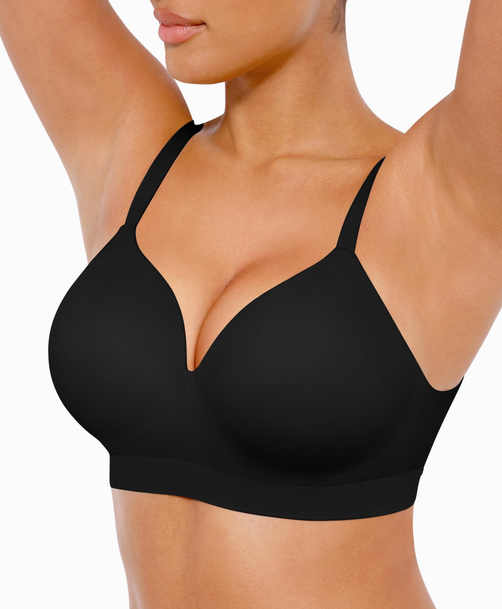 Lover-Beauty Bras for Women Support Push Up Bralettes Full Coverage No Underwire Seamless Comfortable Everyday Bras