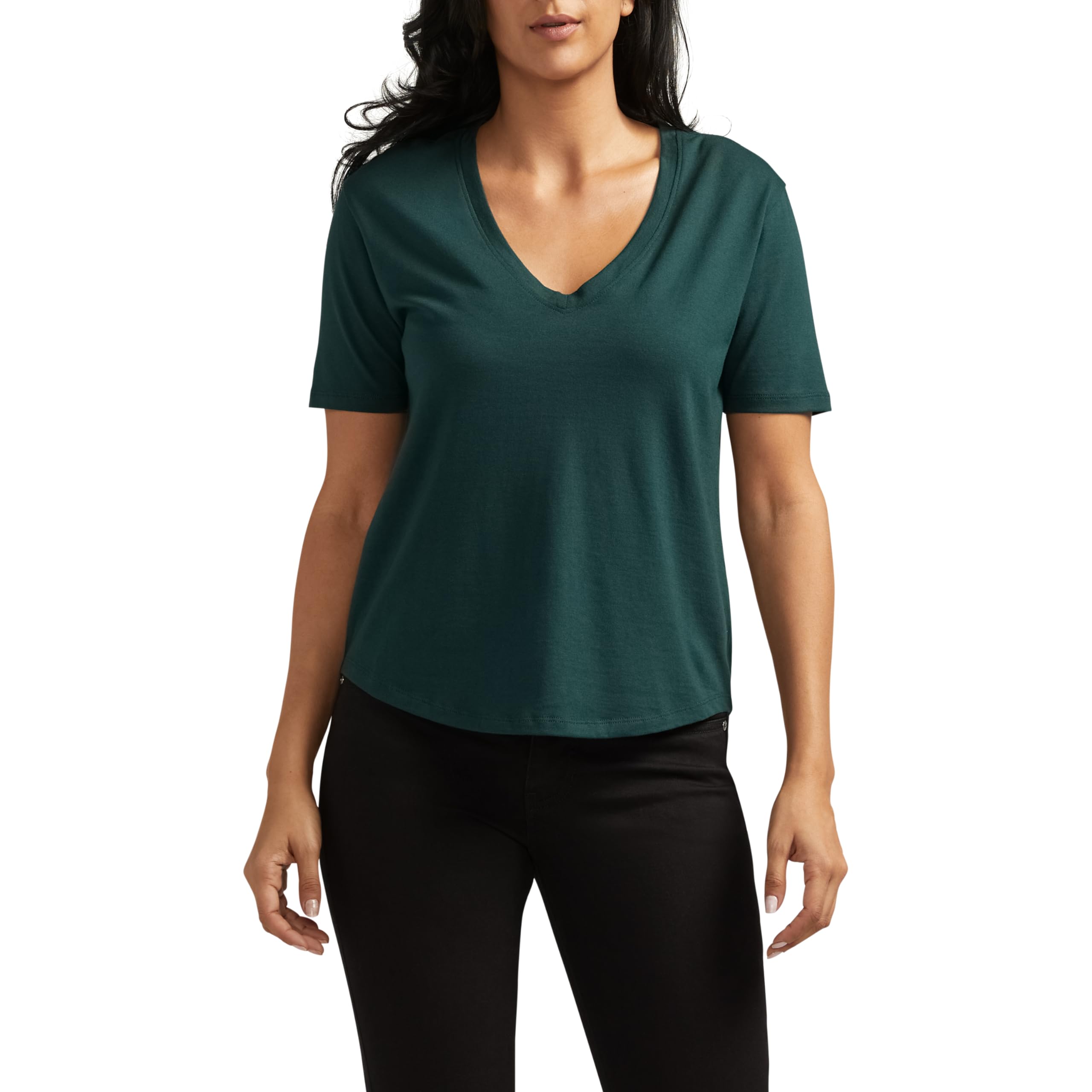 JAG Women's Drapey Luxe Tee-Legacy
