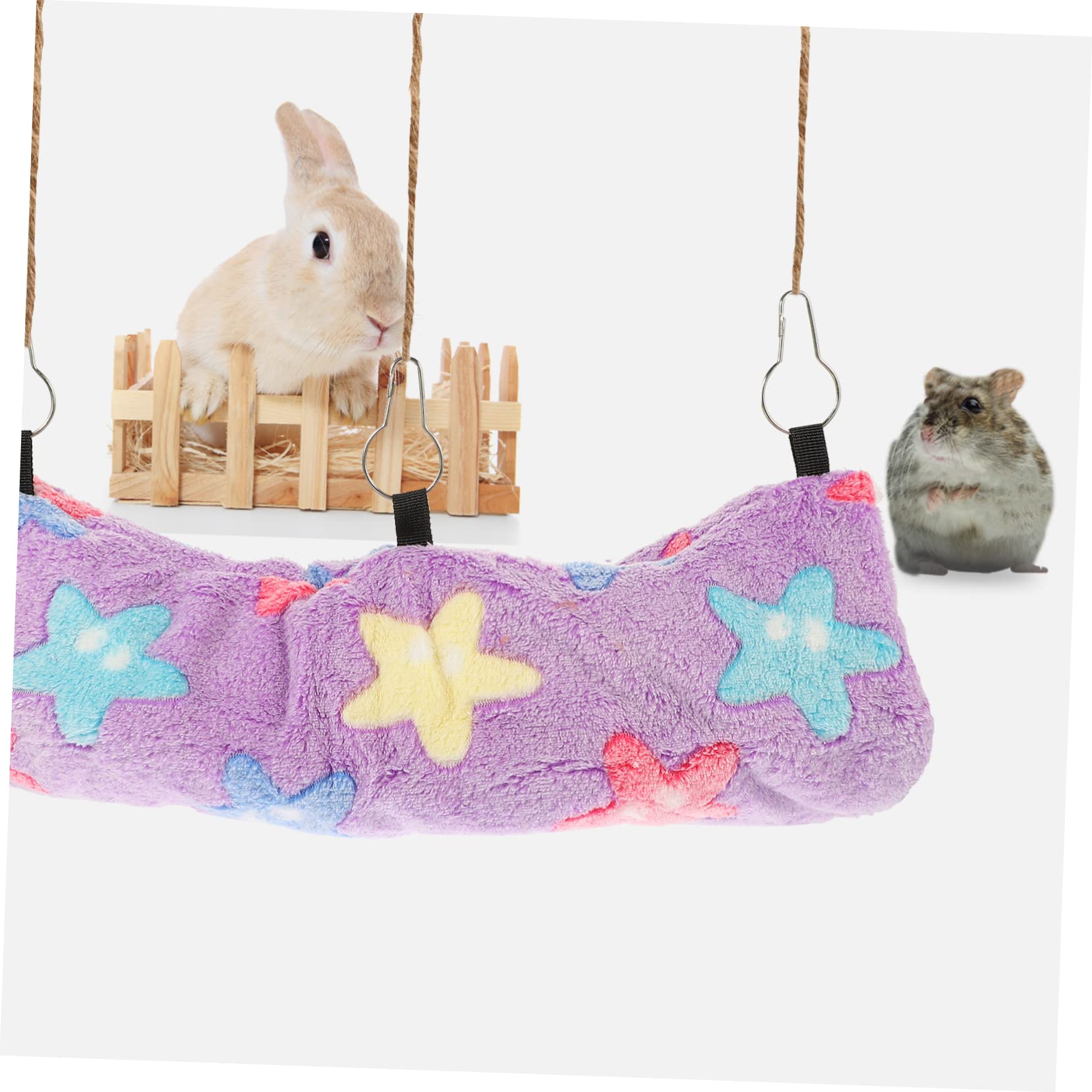 FRCOLOR 3stücke Kleintier Hängematte Für Hamster Frettchen Und Ratten Weiches Warmes Baumwollmaterial Bequemes Schlaf Und Spielhaus Für Kleine Haustiere Für Jahreszeiten