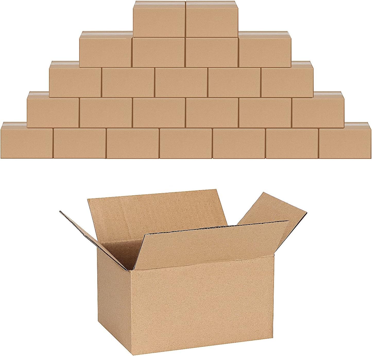 MM Will Care 7X5X4 inch 3 ply corrugated golden brown box BROWN Pack of - 25-image-34