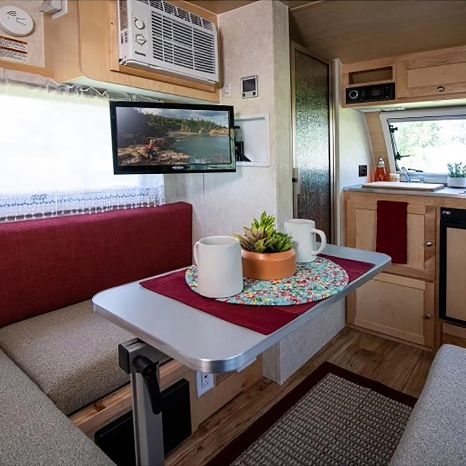 Folding Rv Table Foldable RV Table Wall Mount - Solid Wood Dinette ...