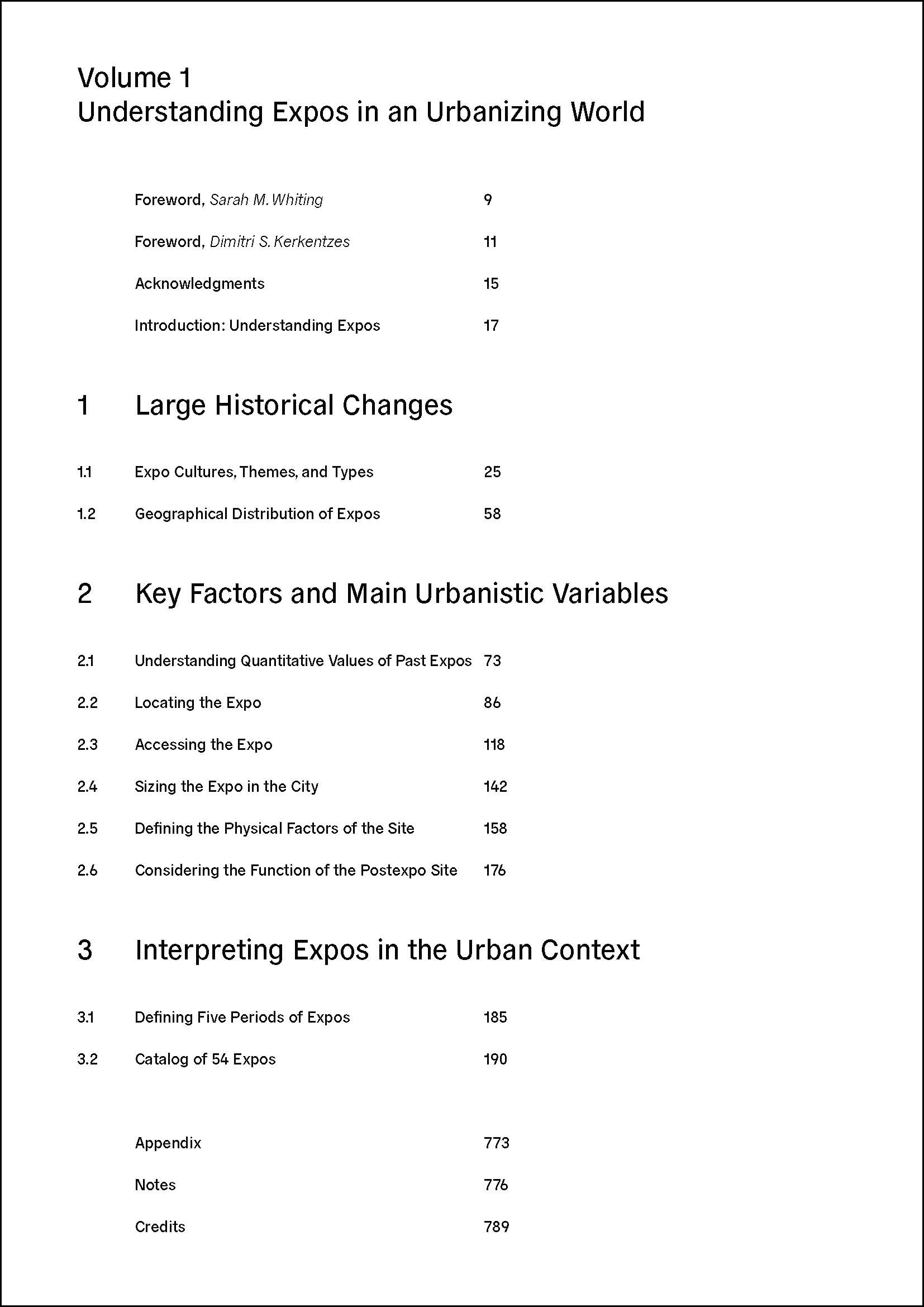 Expos As Great Urban Projects: Present and Future