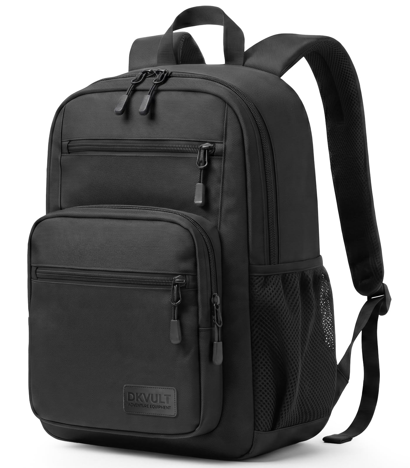 Black Backpack for Men, School Backpack for Teen Boys, Lightweight Back Pack Fits 15.6 laptop,Bookbag with Multiple Pockets, Ideal for Middle High School, College, Work, Travel