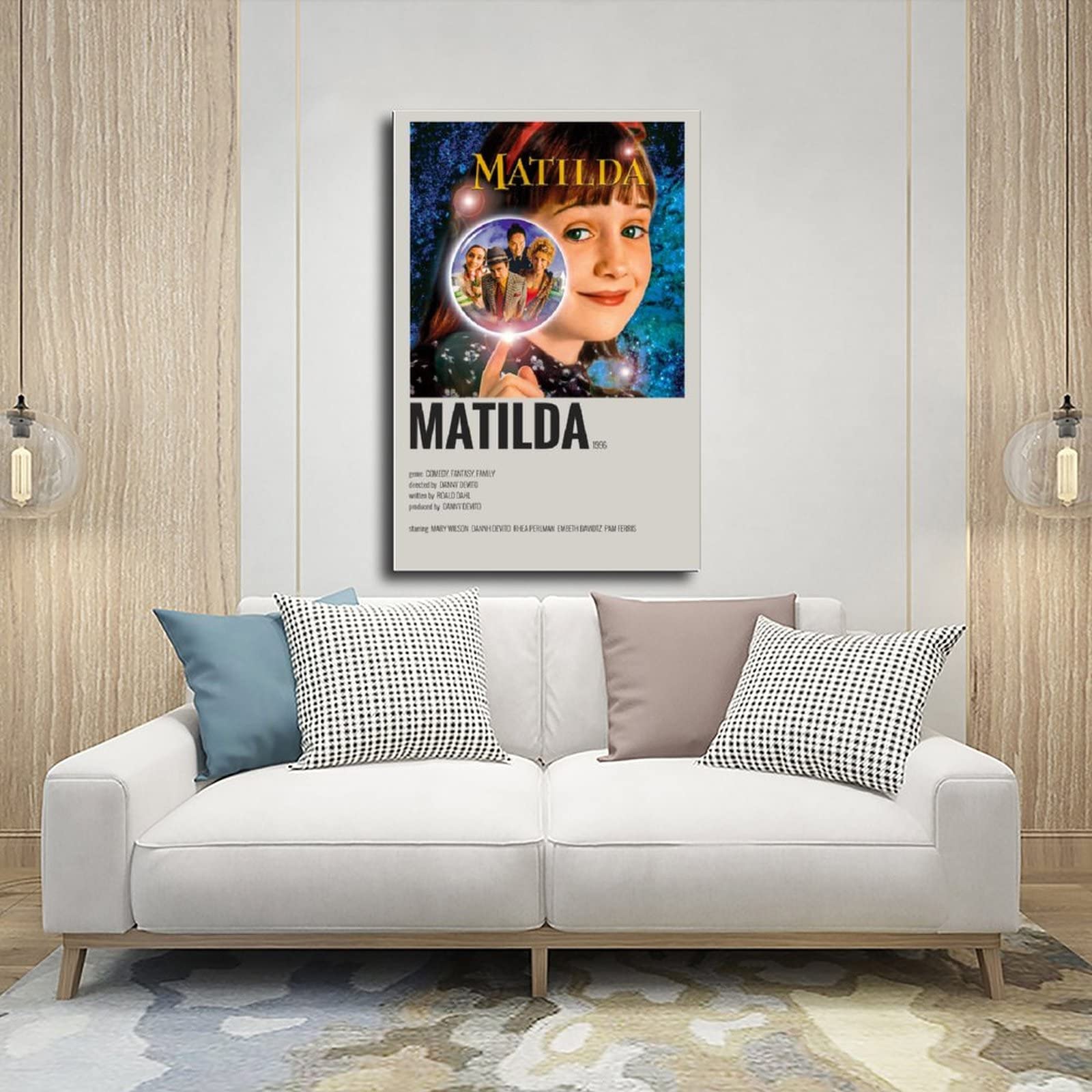 Toile Imprimée HDTS Movie – Décoration Murale 40x60 Cm Sans Cadre – Idéal Salon, Chambre, Bureau HDTS Toile