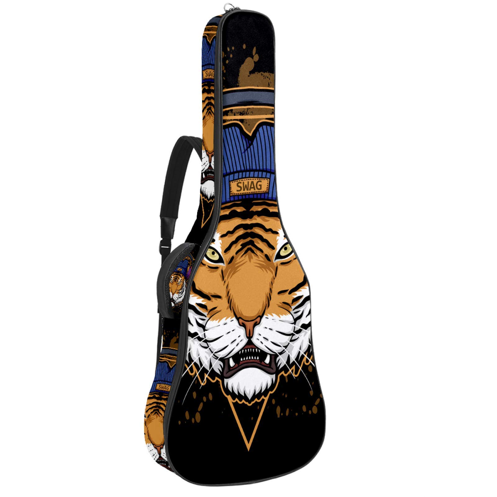 Chitarra Gig Bag impermeabile cerniera morbida chitarra zaino, basso acustico & classico folk chitarra elettrica borsa Tiger cuffie