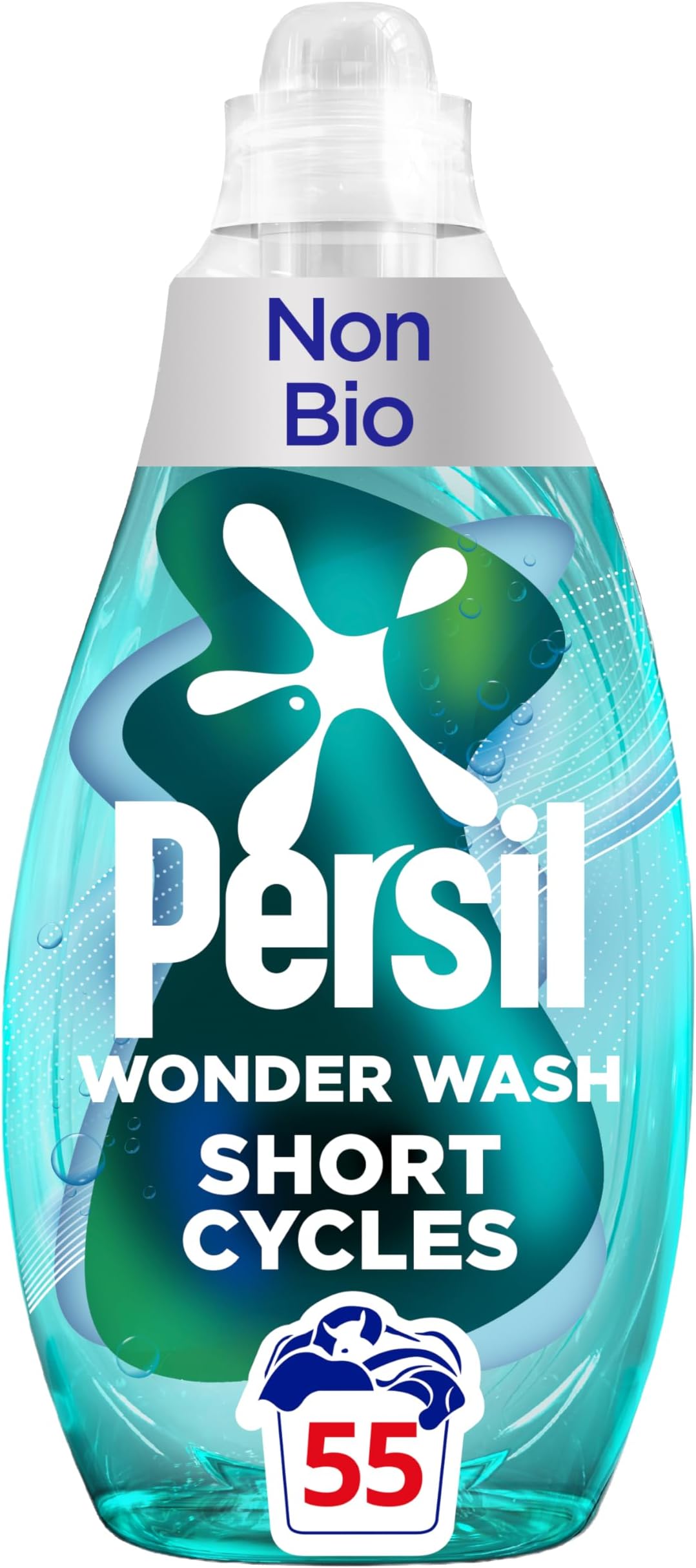 Wonder Wash Speed Clean Non Bio Liquid Detergent 55 washes Effective clean with extraordinary fragrance designed for the shortest washing cycles 1.485 L