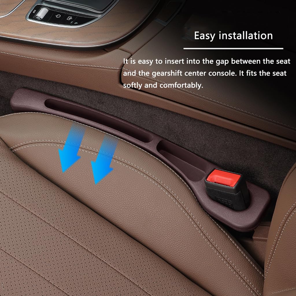 2x Sitzlücken-Füller Für Ford Edge 2015-2019 - Schwarz, Verhindert Herunterfallen