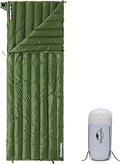 Naturehike Sleeping Bag Lightweight Compact 800 Fill Power Goose Down Sleeping Bag Compact for Adults Outdoor Camping Hiking