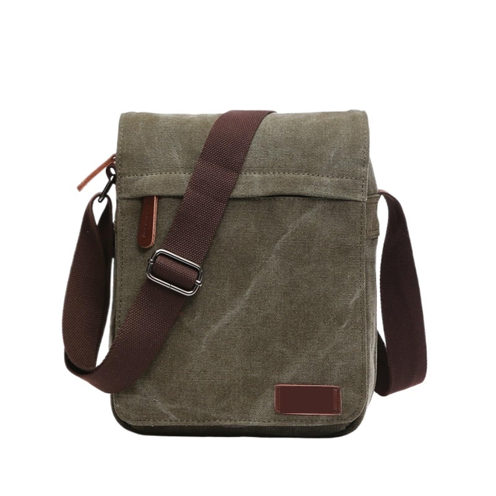Canvas Messenger Bag Bolso bandolera de lona lisa