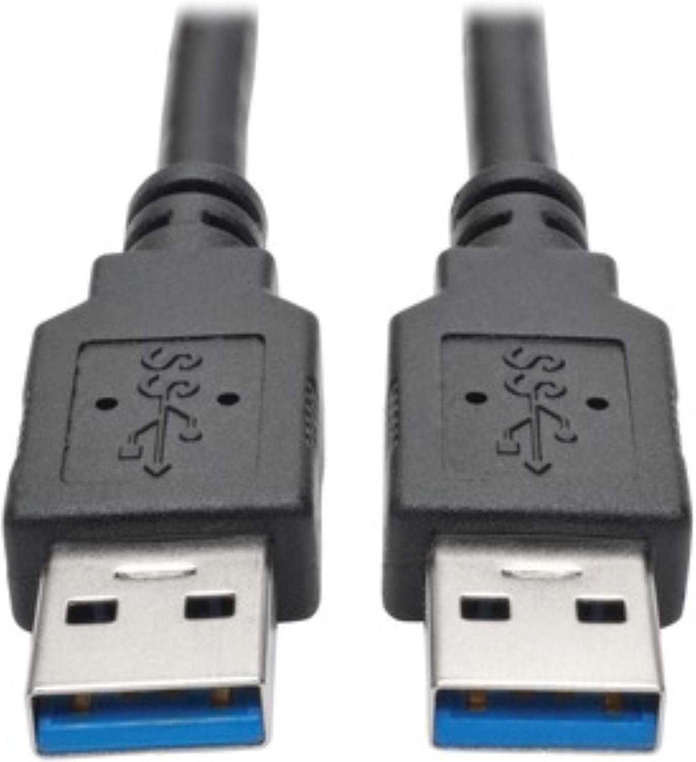 Tripp Lite 3 ft. USB 3.0 SuperSpeed (A/A) Cable (M/M), 28/24 AWG, 5 Gbps, USB Type-A to Type-A, Black (U320-003-BK) image 2