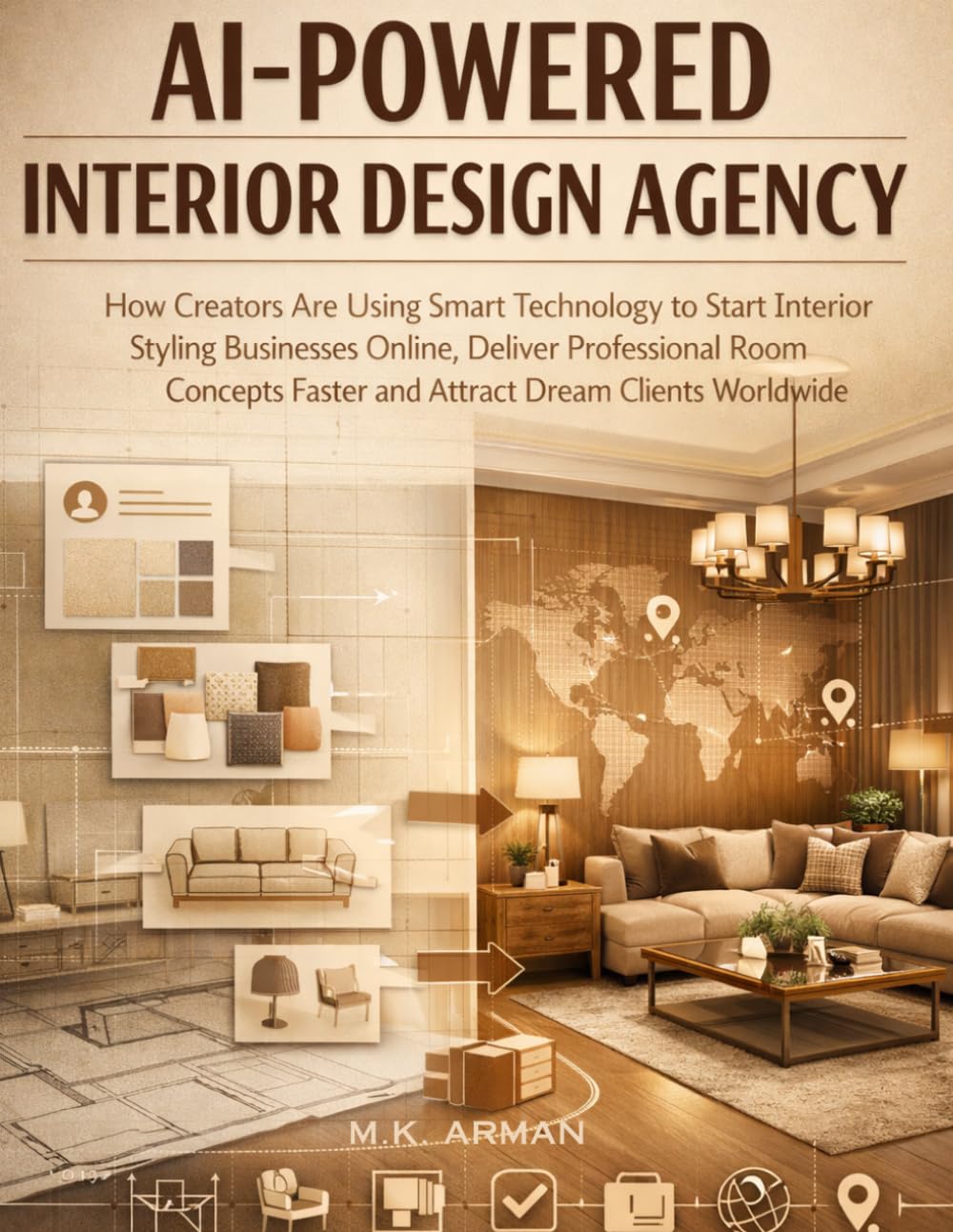 AI-Powered Interior Design Agency: How Creators Are Using Smart Technology to Start Interior Styling Businesses Online, Deliver Professional Room ... Clients Worldwide: 9 (Agency Business Series)