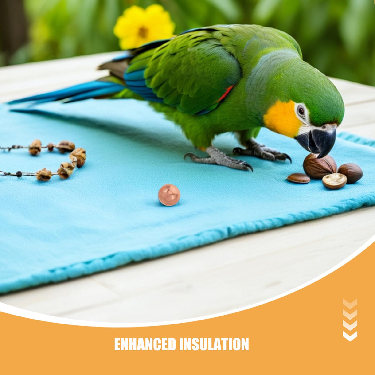 Bola de Cobre Puro de 2 Cm para Baño de Pájaros, Accesorio de Limpieza Natural para Bebederos, Mantenimiento de Estanques en Jardín Exterior y Patio Trasero, Decoración Resistente