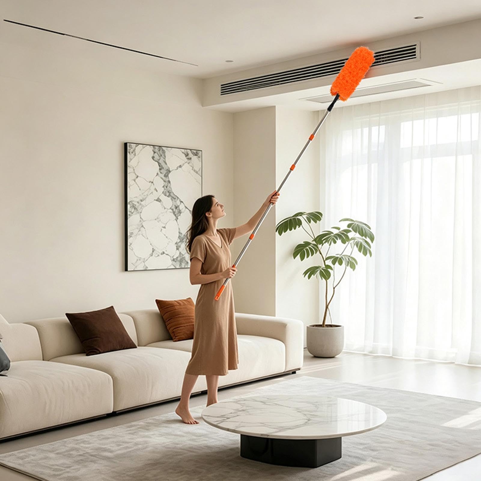 Deckenventilator-Staubwedel Teleskop-Deckenbürsten-Mopp