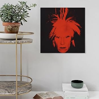 Amazon.co.jp: Andy Warholアンディ・ウォーホル《自画像》ポスター