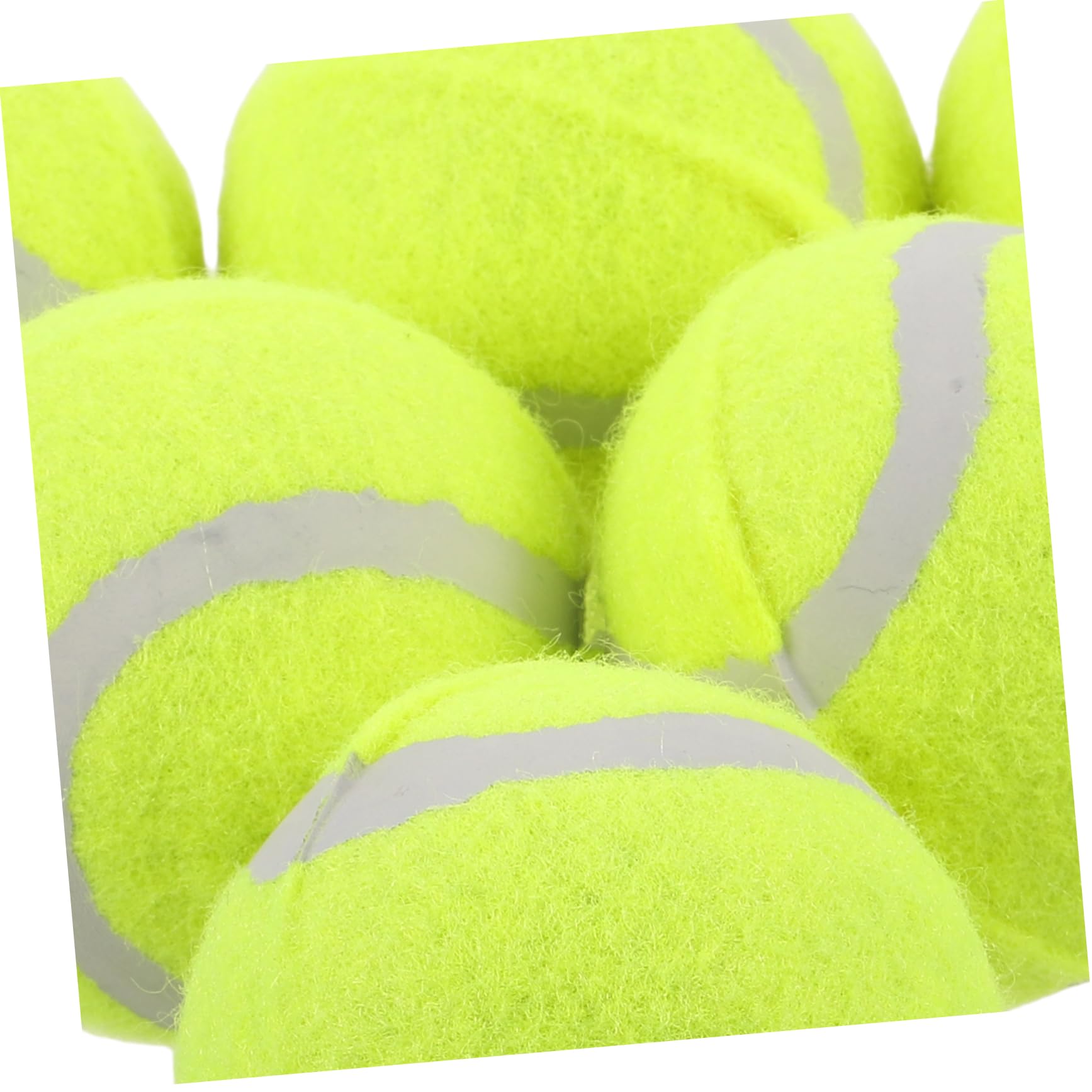 BESPORTBLE Interaktive Hundespielzeugbälle 22 Stück Hüpf-tennisbälle Hundetrainingsbälle Quietschend Robustes Spielzeug für Haustiere