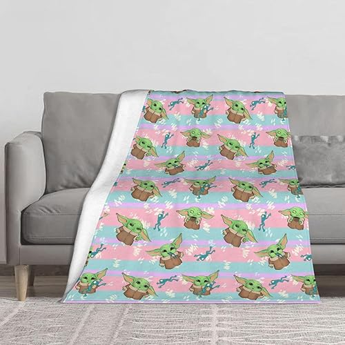Miniatura 1 de Manta de franela de dibujos animados de anime, ligera, suave, cómoda y cálida, ropa de cama para niños, adultos, sofá, cama, sala de estar, 50 x 60