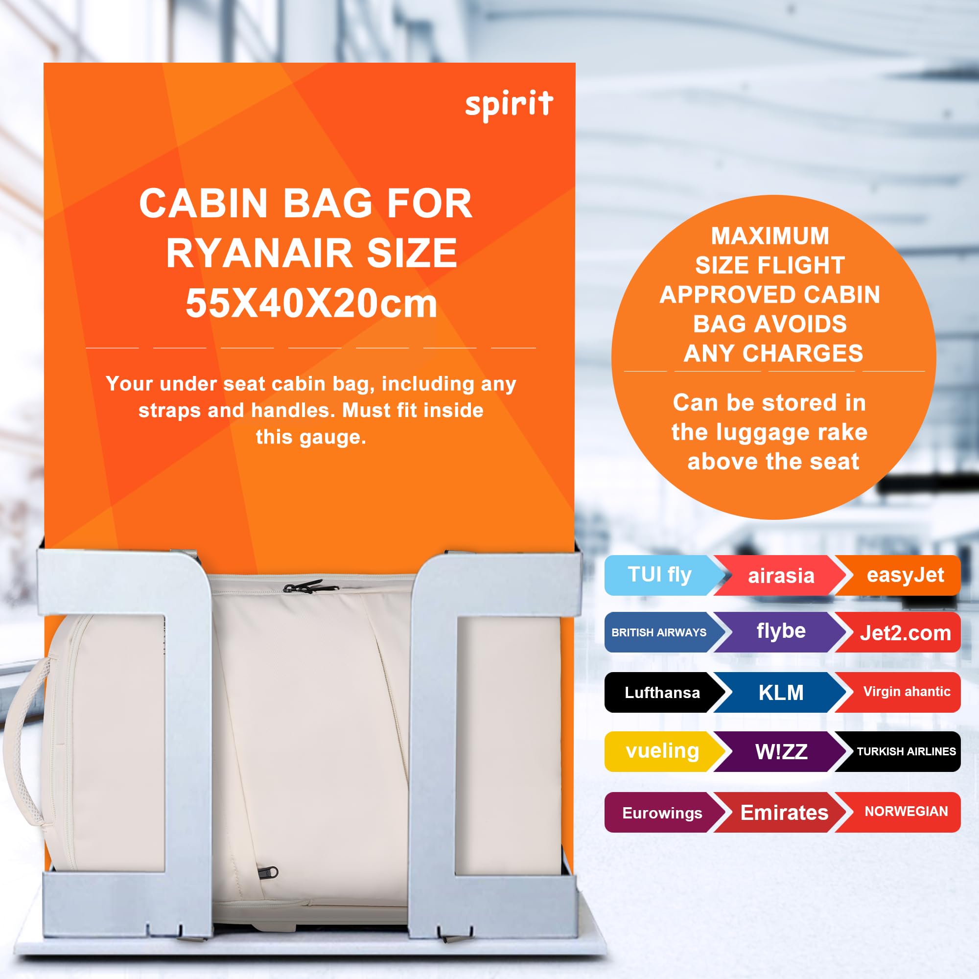HOMIEE Zaino da Viaggio 40L Zaino Uomo Zaino Porta PC 17.3 Pollici Grande Capacità Zaino Aereo Bagaglio a Mano Impermeabile Zaini Uomo Lavoro per Viaggio Università Scuola Beige