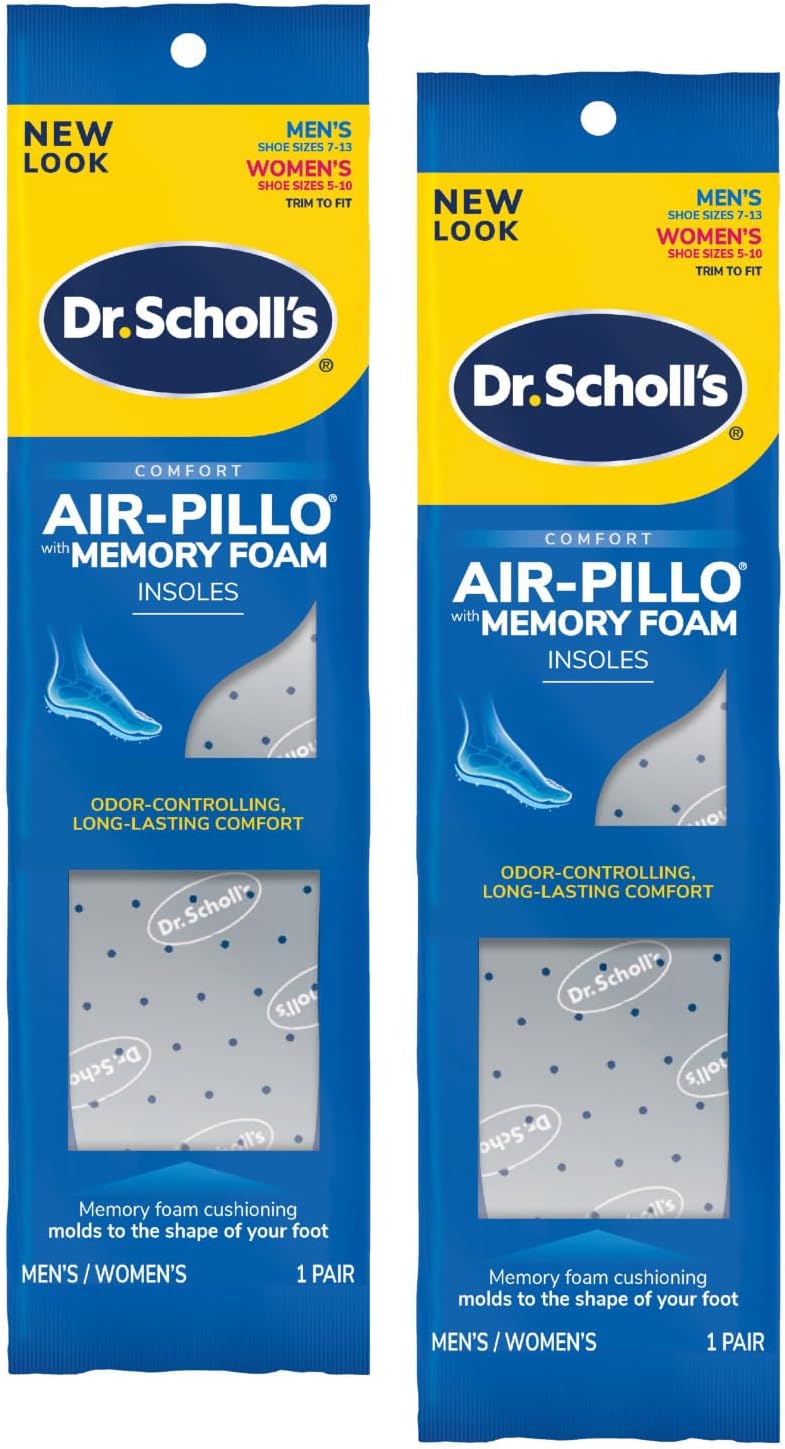 Dr. Scholls Air-Pillo Double Insoles Unisex (2 Pack)