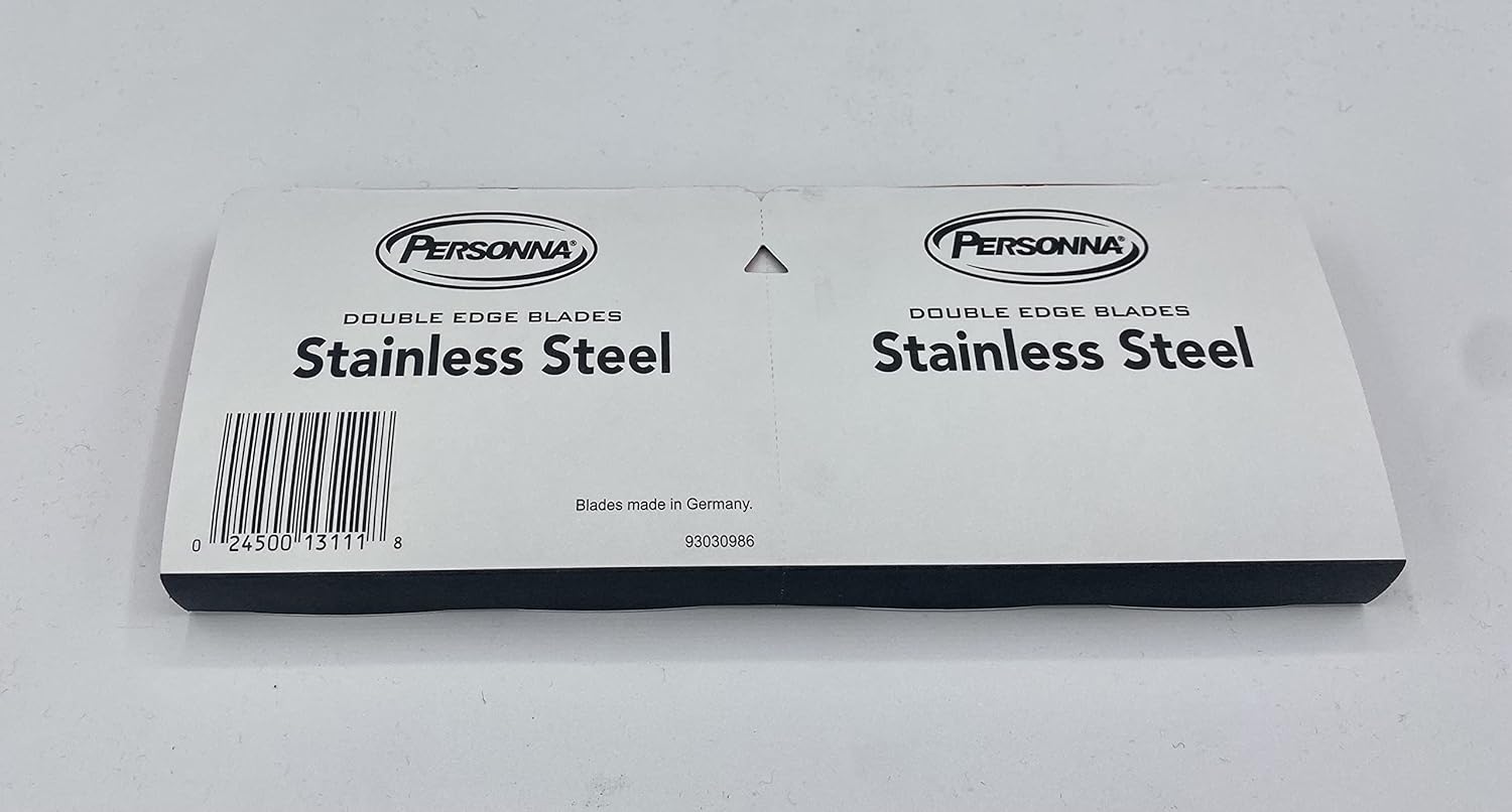 Personna Stainless Steel Double Edge Blades - 100 Pack 100 razor blades by Personna