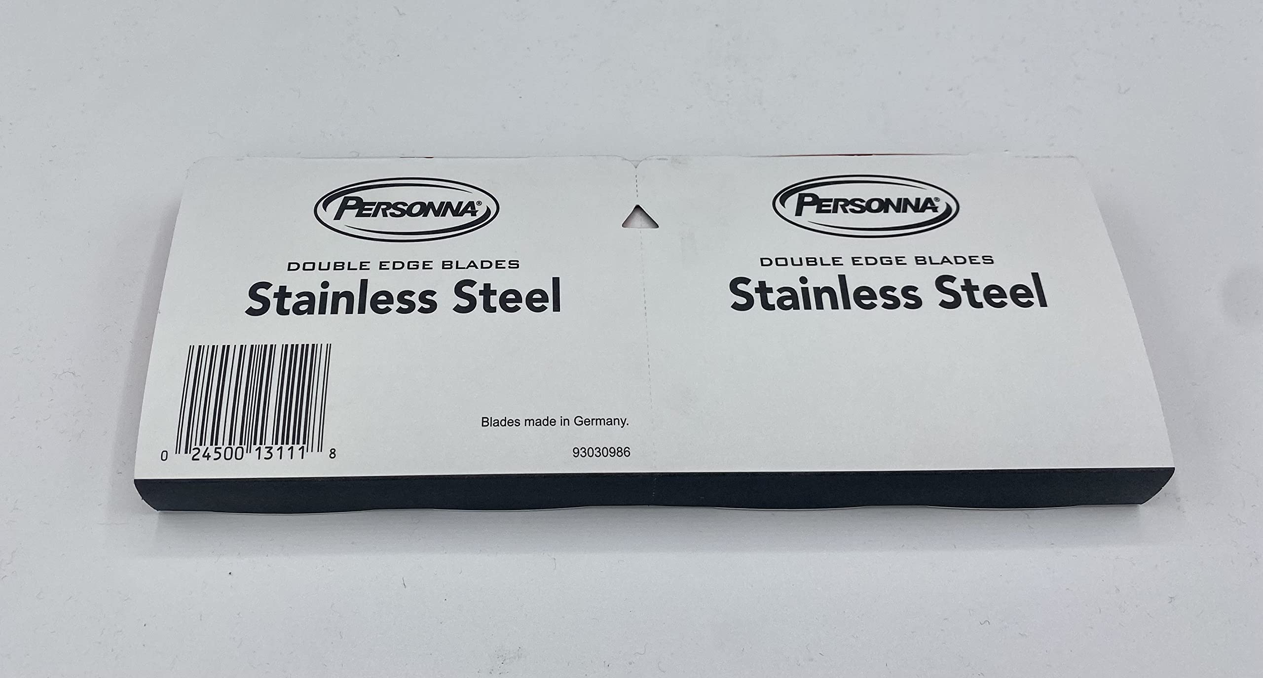 Personna Stainless Steel Double Edge Razor Blades, 100 Pack
