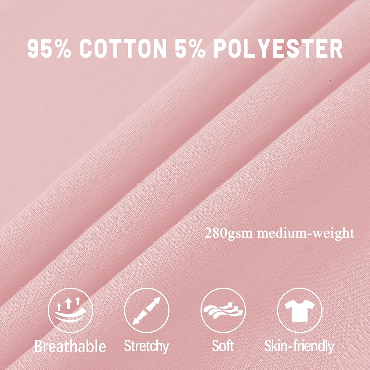 2-Pack Kids and Toddlers' Crewneck Sweatshirts Medium Weight Solid Long Sleeve Pullover Tops for Boys and Girls - Image 2