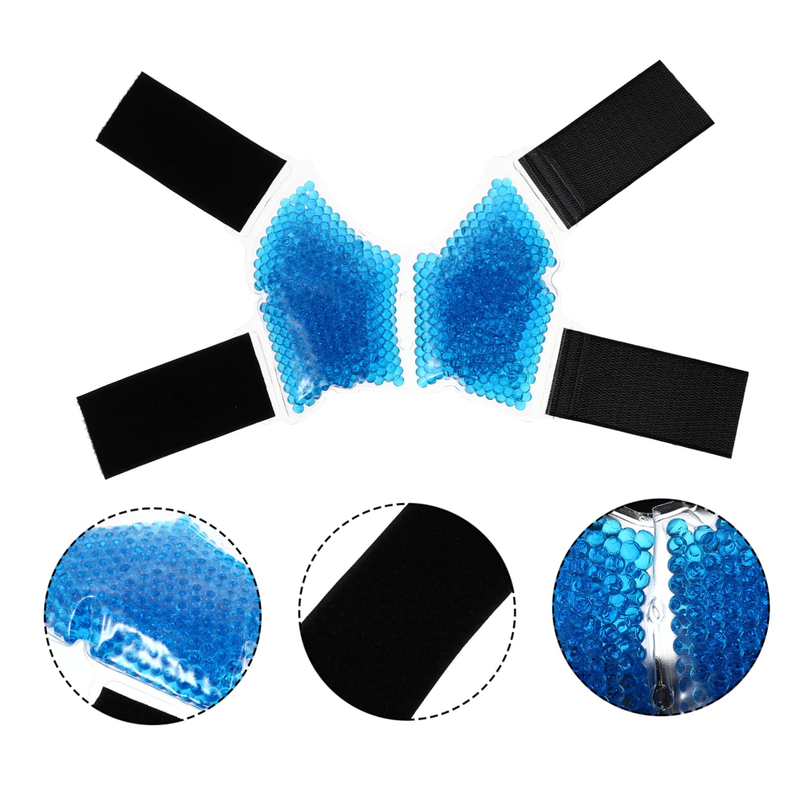 Veemoon Impacco di Ghiaccio in Gel PVC Morbido per Caviglia e Piede Riutilizzabile Borsa Caldo-Freddo Alleviamento dal Fastidio per Uso Domestico e Riabilitazione