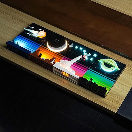 Miniatura 10 de BrickBling Luces LED compatibles con Lego Tales of The Space Age, kit de luz creativa compatible con Lego 21340 (solo luces, no vienen con el modelo)