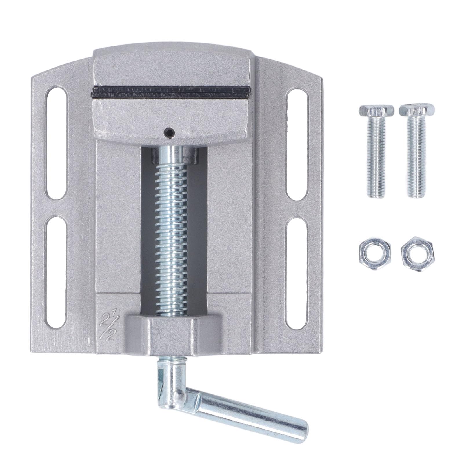 2.56in Heavy Duty Clamping Vise, Widened and heightened jaws, made of heavy duty aluminum alloy material, for woodworking, metalworking, at home or professional workshop