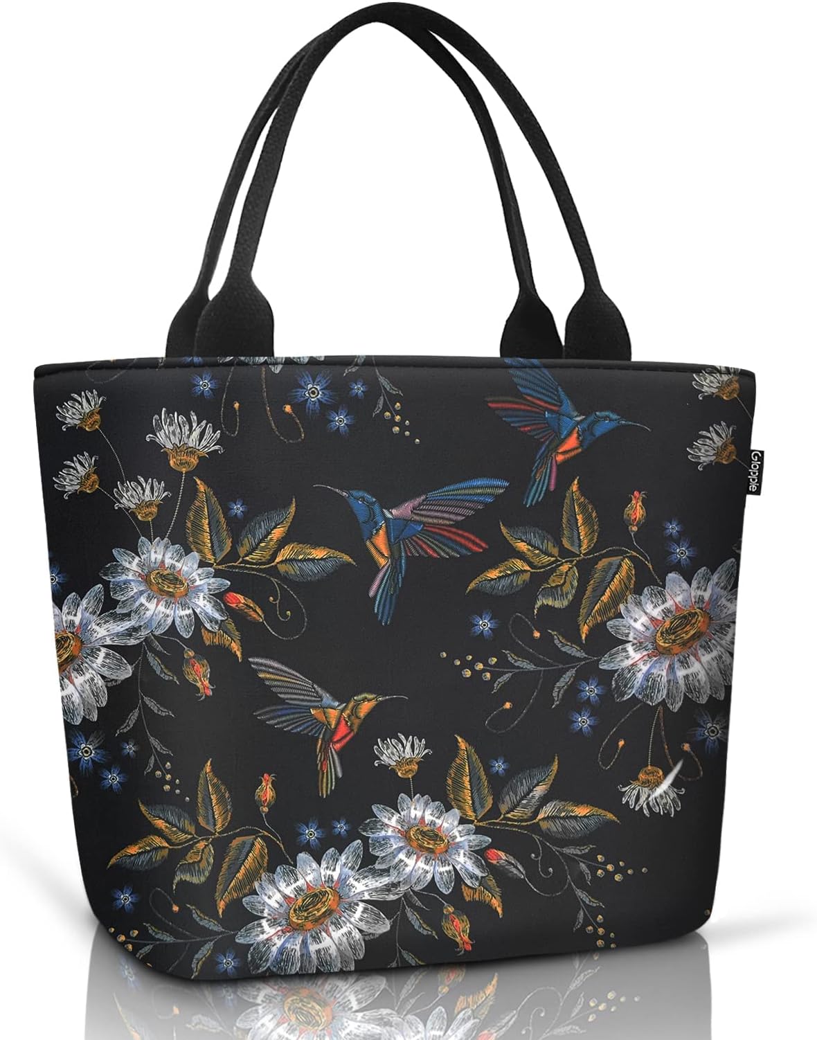 Borsa Termica Pranzo 11L - Impermeabile, Isolata, Con Tracolla Regolabile, Design Trapuntato, Per Lavoro, Picnic, Viaggi, 25x16x21 Cm - 3