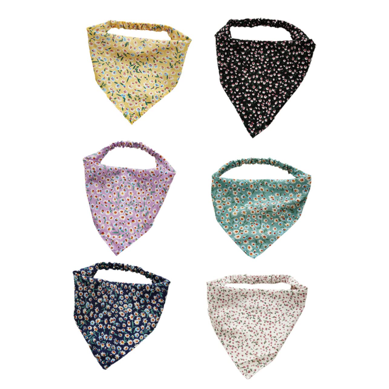 MAGICLULU 3 Juegos De Pañuelos Para El Pelo Diademas Pañuelos Para El Pelo Para Mujer Accesorios Estéticos Para El Cabello Turbante 6 Unidades X 3