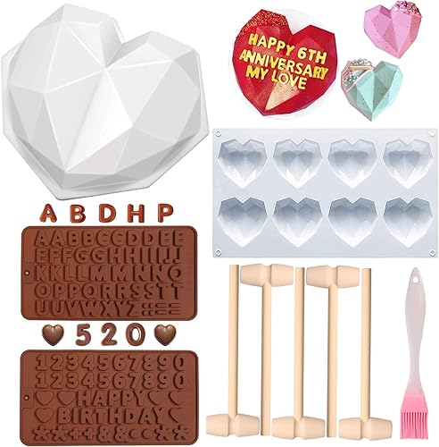 Molde de bomba de cacao de oso, 2 piezas, molde de silicona de oso de peluche 3D, kit de fabricación de moldes de silicona de chocolate con oso con