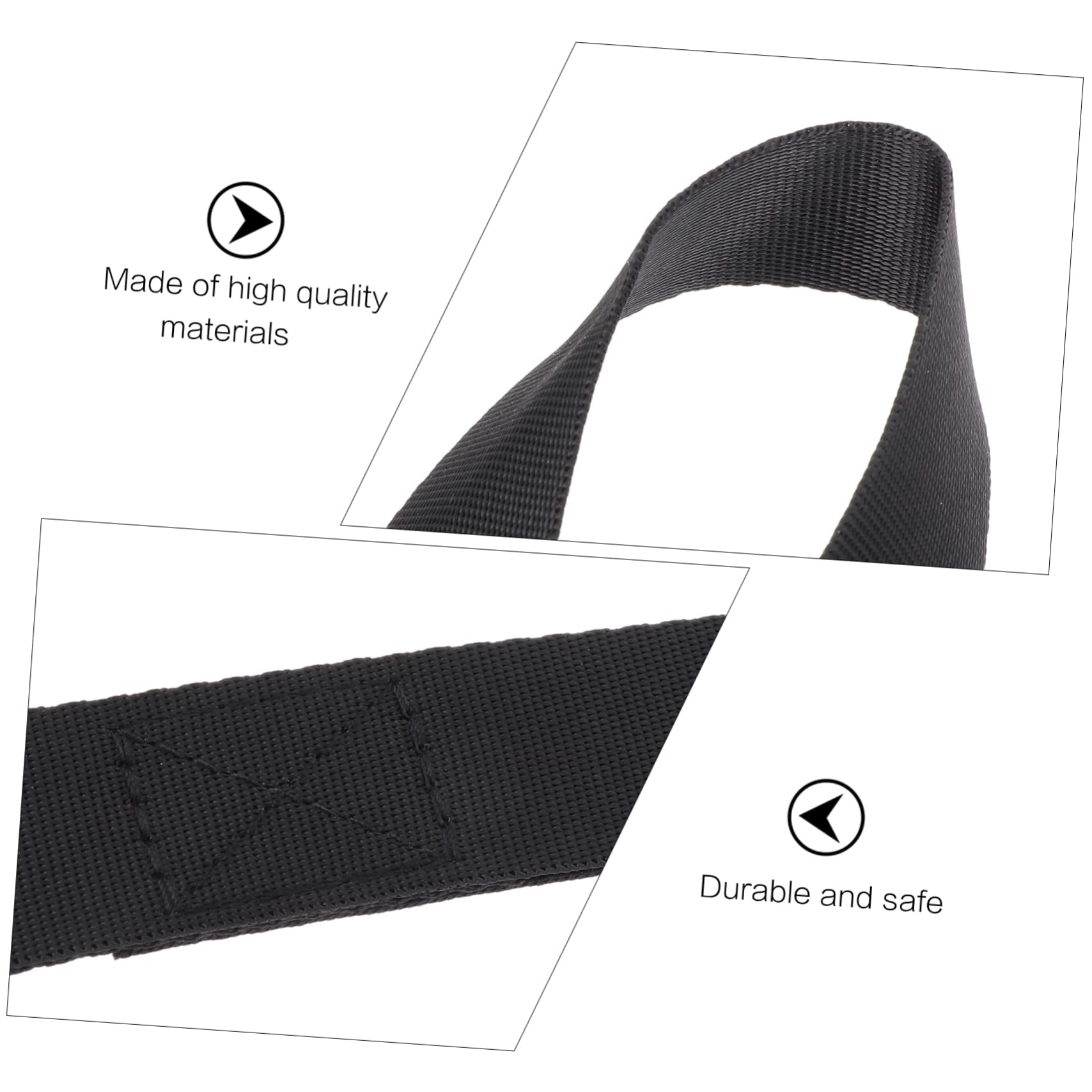 Sosoport 2sets Tensioner Cargo Binding Belt Easy to Use Pull Straps for Travel 5pcs*2