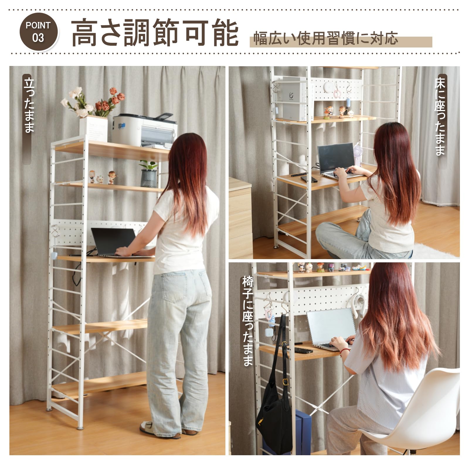 Amazon.co.jp: DEWEL 棚 本棚 収納ラック オープンシェルフ 5段 