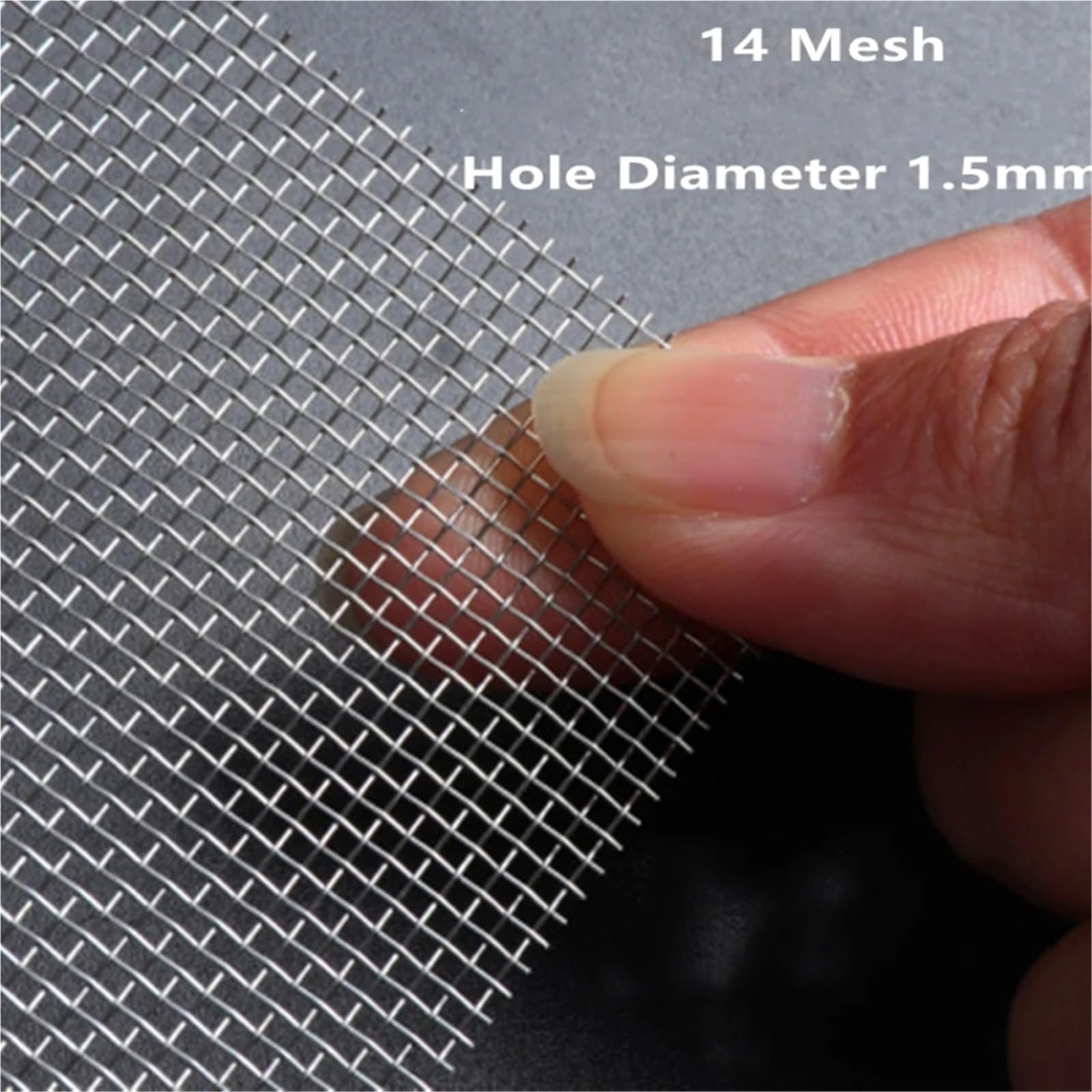 Sito do mąki 4-500 oczek, wszystkie rozmiary 304 stal nierdzewna filtr siatka druciana tkana płyta sitowa sito pieczenia(14 Mesh 1500micron,50cm by 50 cm)