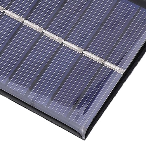 Miniatura 7 de plplaaobo Panel de cargador solar, cargador solar portátil de 1 W 6 V, puerto USB, panel solar compacto con doble célula solar para teléfono móvil,