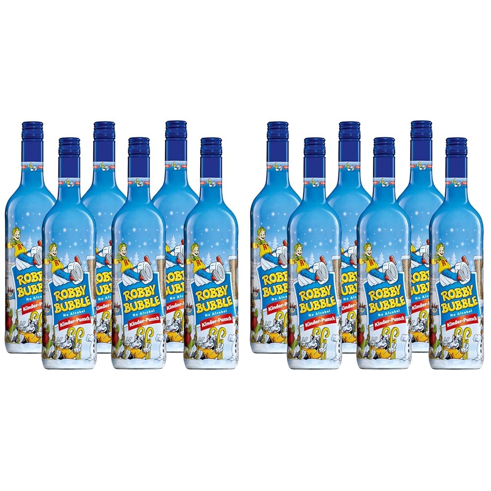 Robby Bubble Kinder-Punsch alkoholfrei (6x 0,75 l) (Packung mit 2)