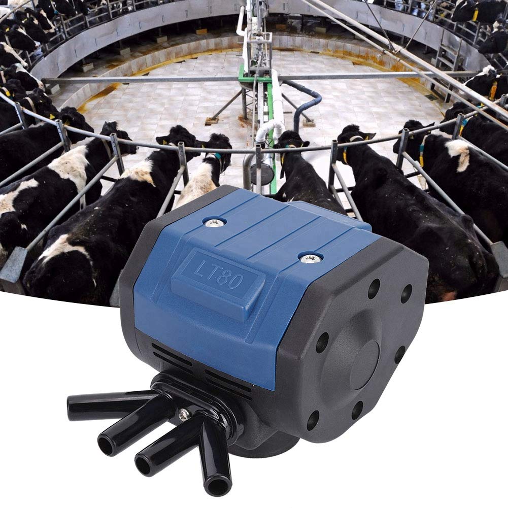 Pulsatore di Mungitura, Pulsatore Pneumatico, Pulsatore Pneumatico Universale per Mungitrice a 4 Uscite per Attrezzature per L'allevamento di Bovini E Caprini